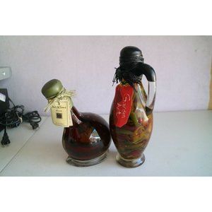 2- Laguna Home Chili Pepper Infused Vinegar Home Decor Glass Bottle